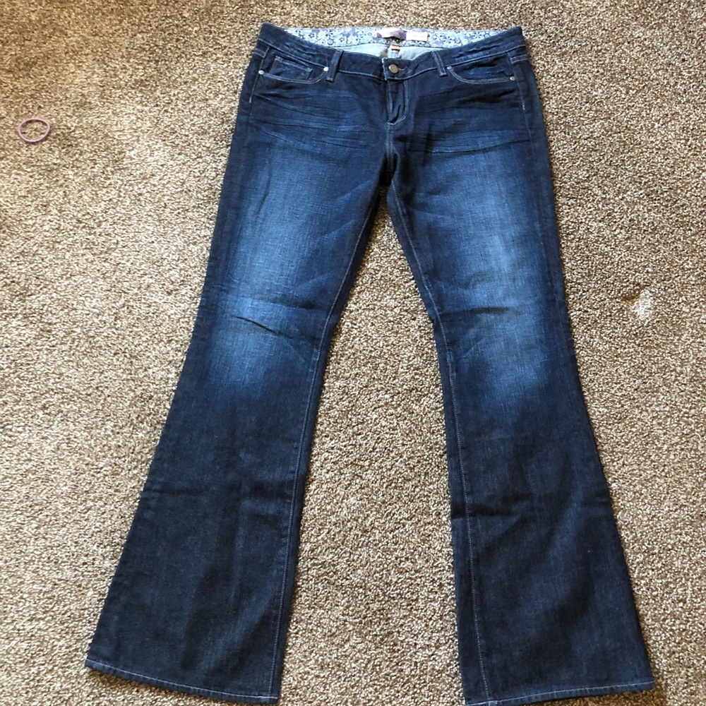 Paige laurel canyon bootcut jeans